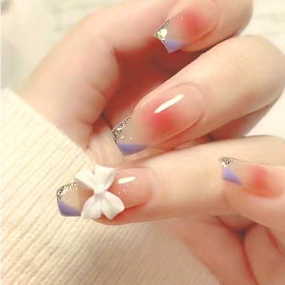 💎$1💎 10 Pack Nail Decor Mini Bows Pale Color - Picture 2 of 8